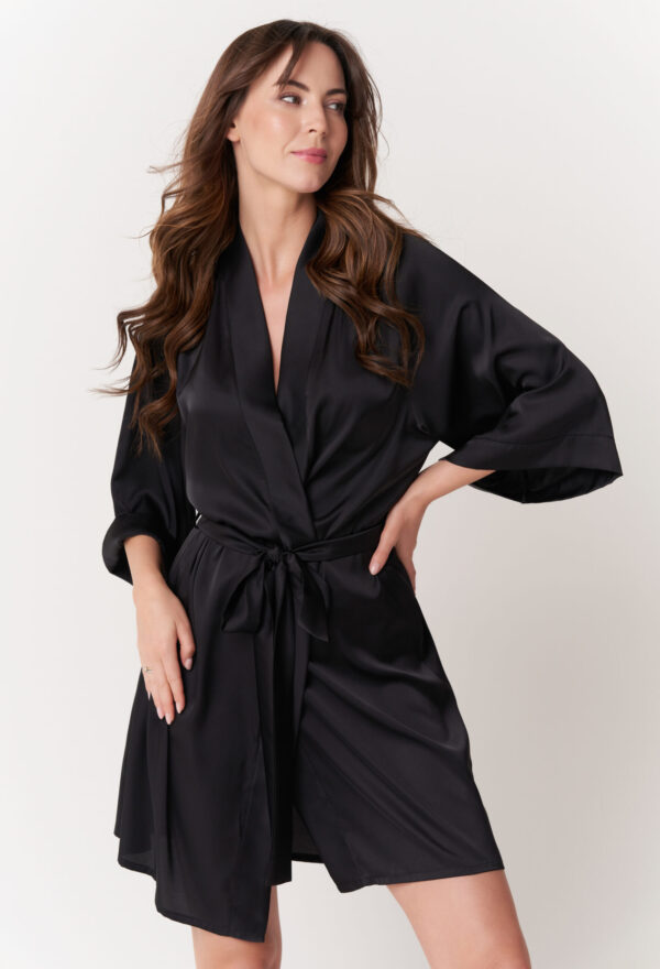 Sieviešu halāts Kimono Harmony Black